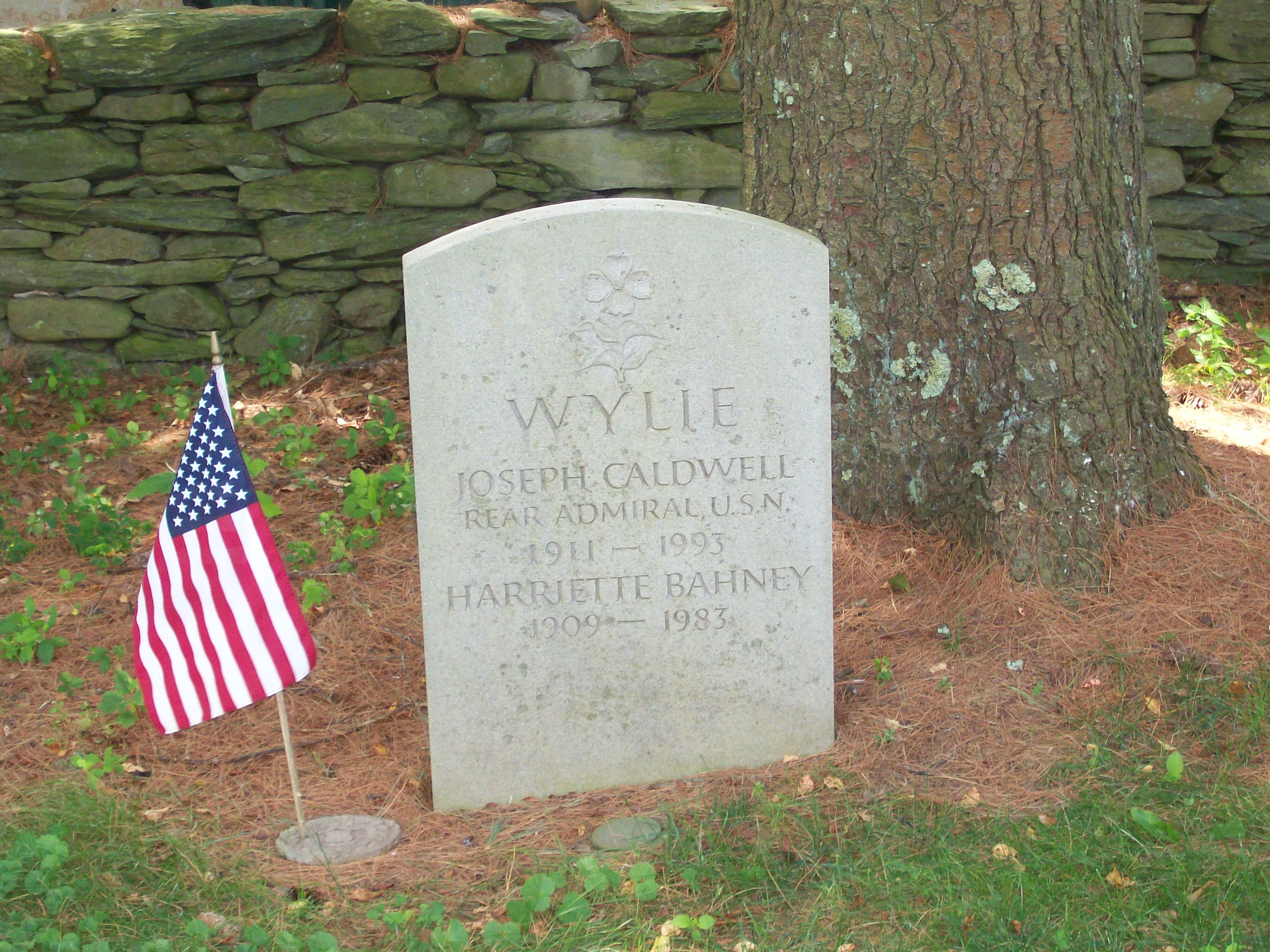 Wylie's headstone