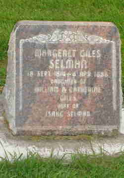 Margaret <i>Giles</i> Selman
