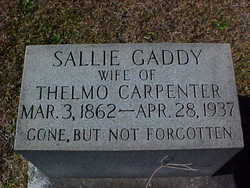 Sarah Catherine <i>Gaddy</i> Carpenter