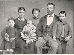 Sarah Jane (Crowther) and Charles Henry Johnson Family