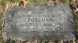 Charlene <i>Kleager</i> Foreman