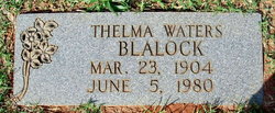 Thelma Goldie <i>Waters</i> Blalock