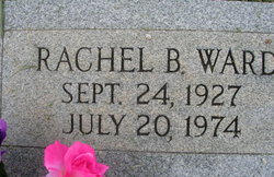 Winnie Rachel <i>Blalock</i> Ward