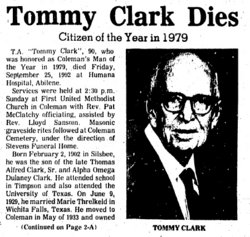 Thomas Alfred Tommy Clark, Jr
